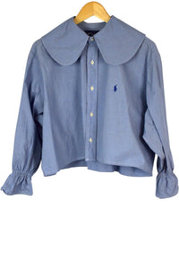 Reworked Cropped Ralph Lauren Brand Top