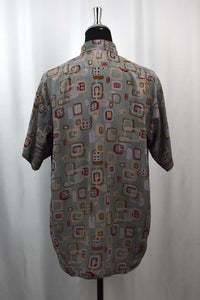 Abstract Square Print Shirt