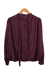 Reworked Red Blouse