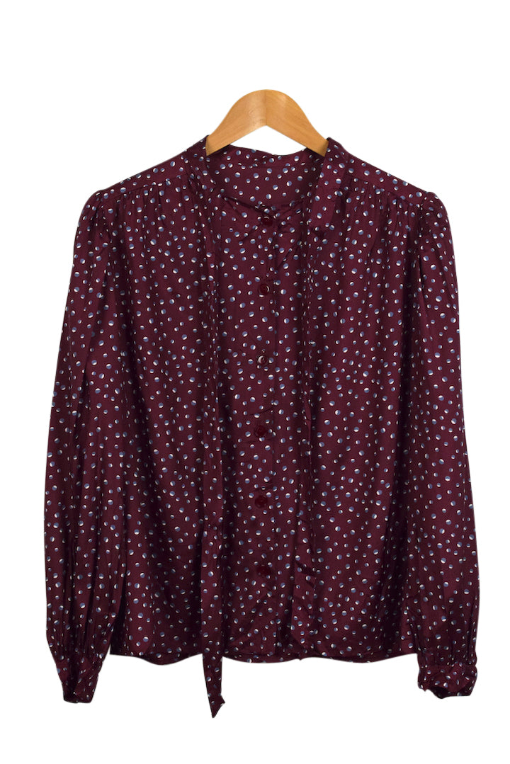 Reworked Red Blouse