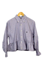 Load image into Gallery viewer, Reworked Cropped Ralph Lauren Brand Top
