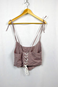 Reworked Ralph Lauren Brand Corset Top