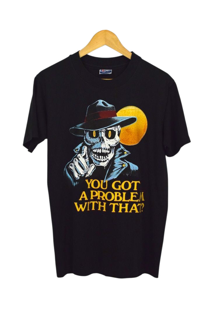 1989 'Got a Problem?' Skeleton T-Shirt