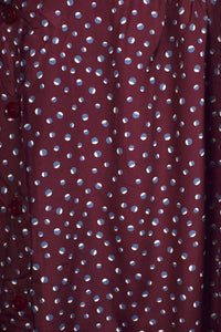 Reworked Red Blouse