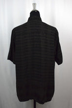 Load image into Gallery viewer, Black Abstract Print Party Shirt
