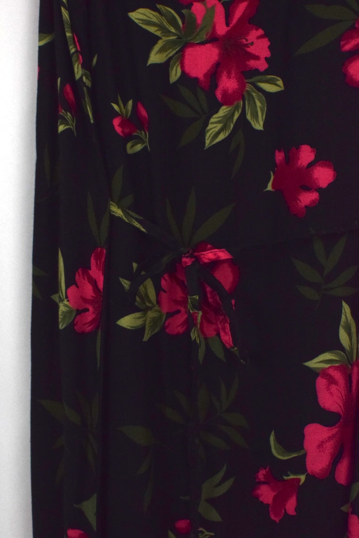 Floral Print Hawaiian Dress