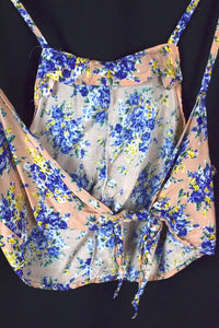 Reworked Pink Tie-Up Top