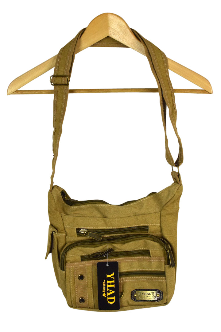 NEW Beige Canvas Satchel Bag