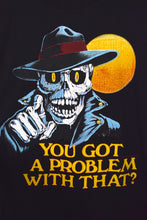 Load image into Gallery viewer, 1989 &#39;Got a Problem?&#39; Skeleton T-Shirt
