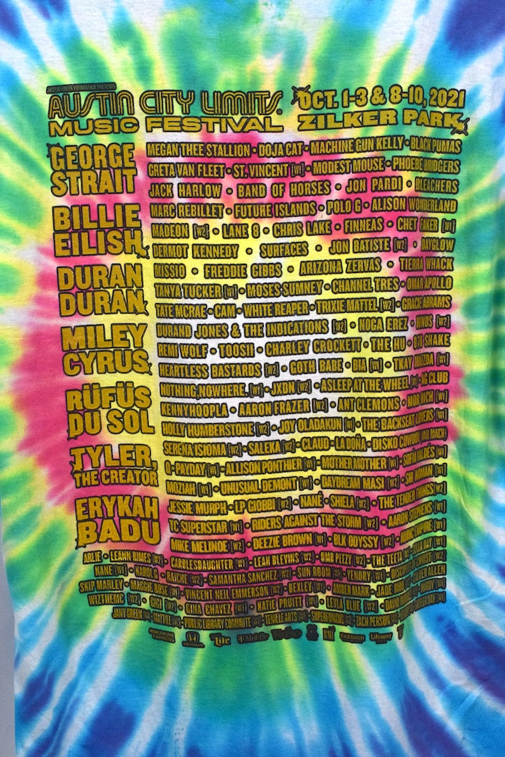 2021 Austin City Limits Music Festival T-shirt