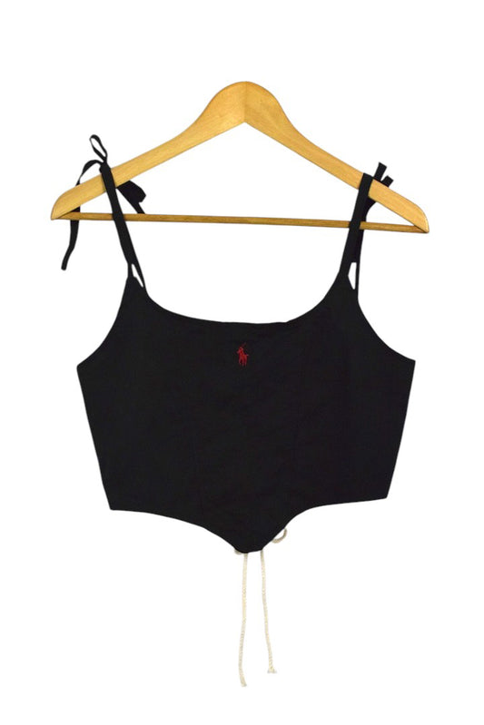 Reworked Ralph Lauren Brand Corset Style Top