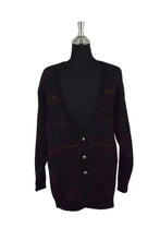 Load image into Gallery viewer, Checkered Knitted Cardigan

