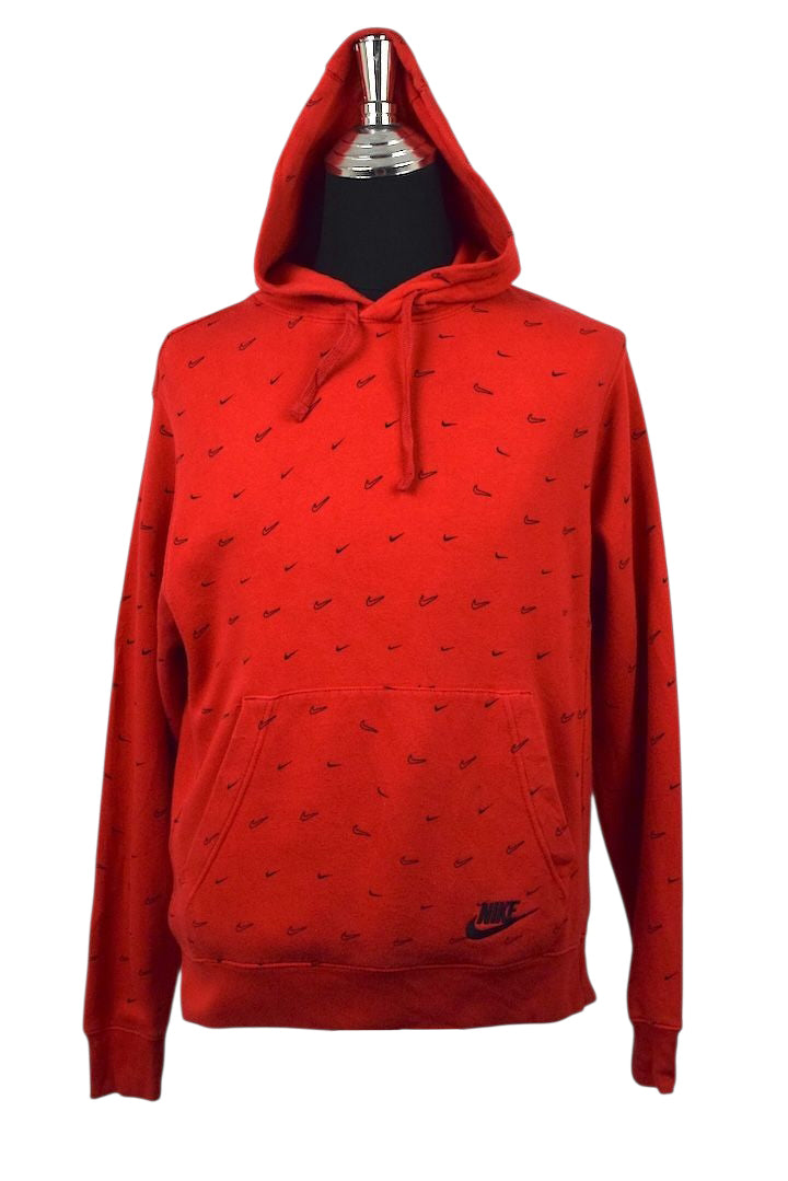 Red Nike Brand Hoodie