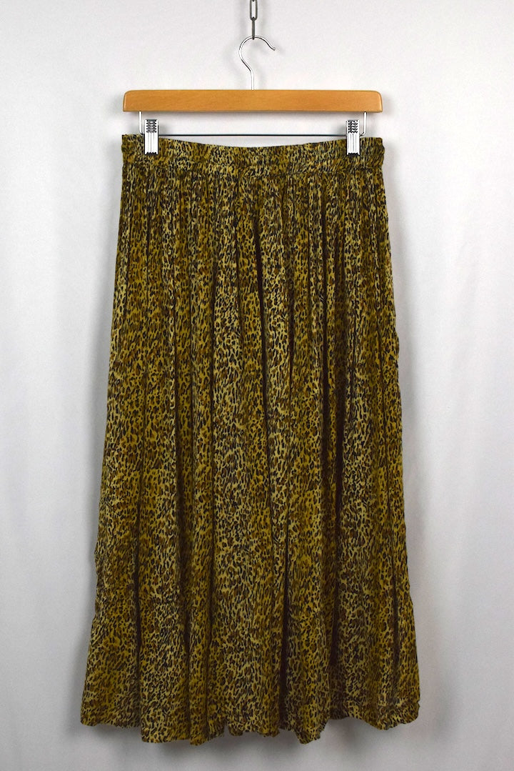 Cheetah Print Skirt
