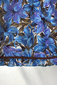 Reworked Floral Print Skirt
