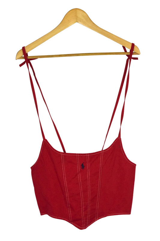 Reworked Ralph Lauren Brand Corset Style Top