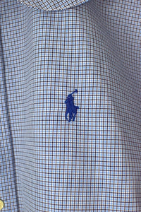 Reworked Cropped Ralph Lauren Brand Top