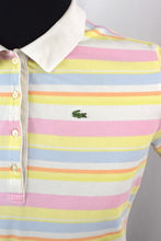 Load image into Gallery viewer, Striped Lacoste Brand Polo Top
