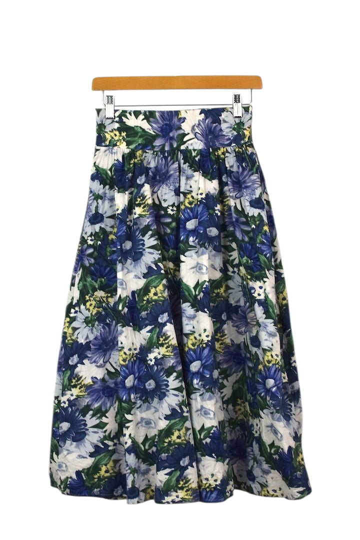 Floral Print Skirt