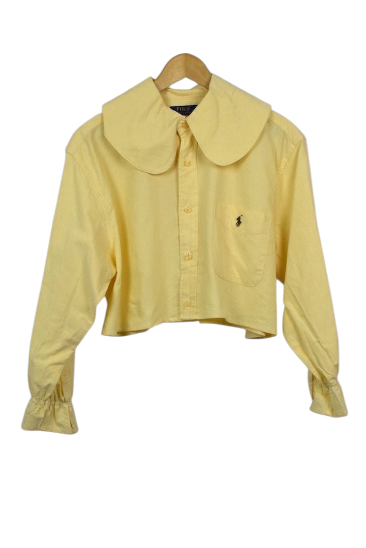 Reworked Cropped Ralph Lauren Brand Top