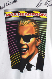 George RR Martin Signed Max Headroom T-shirt