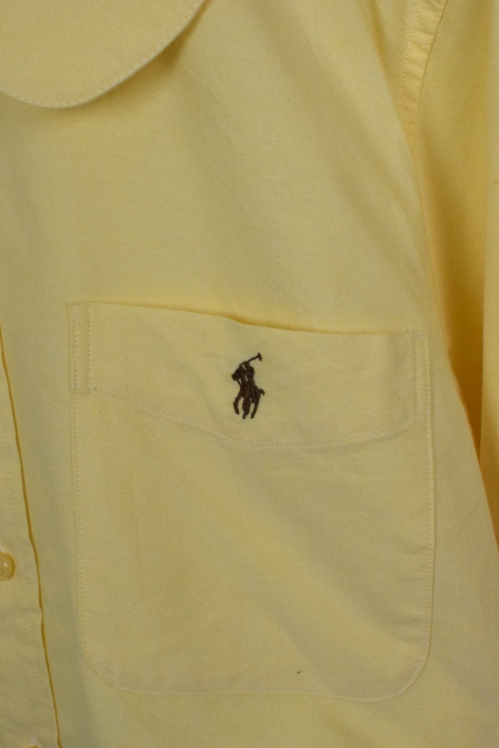 Reworked Cropped Ralph Lauren Brand Top