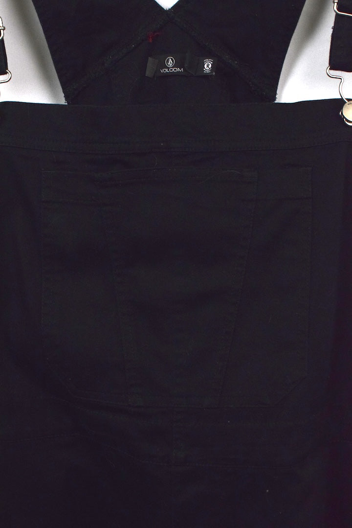 Volcom Brand Short Denim Overalls