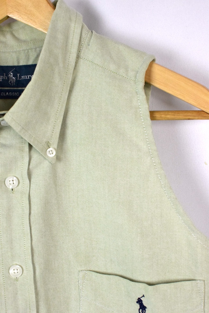 Reworked Ralph Lauren Brand Crop Top
