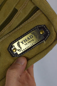 NEW Beige Canvas Satchel Bag