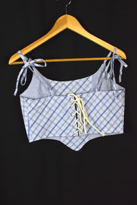 Reworked Ralph Lauren Brand Corset Style Top
