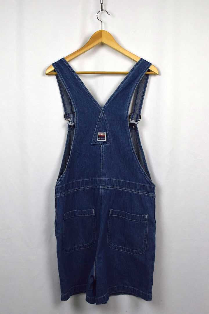Esprit Brand Short Denim Overalls
