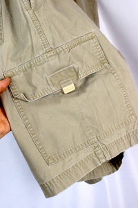 Beige Cargo Shorts