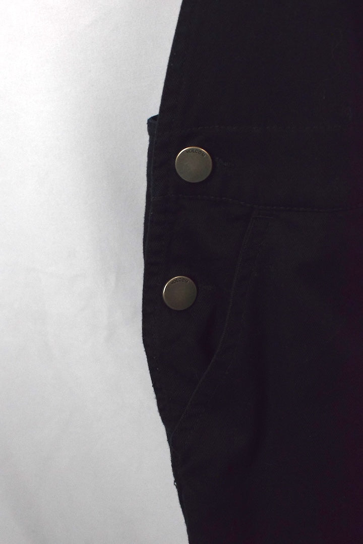 Volcom Brand Short Denim Overalls