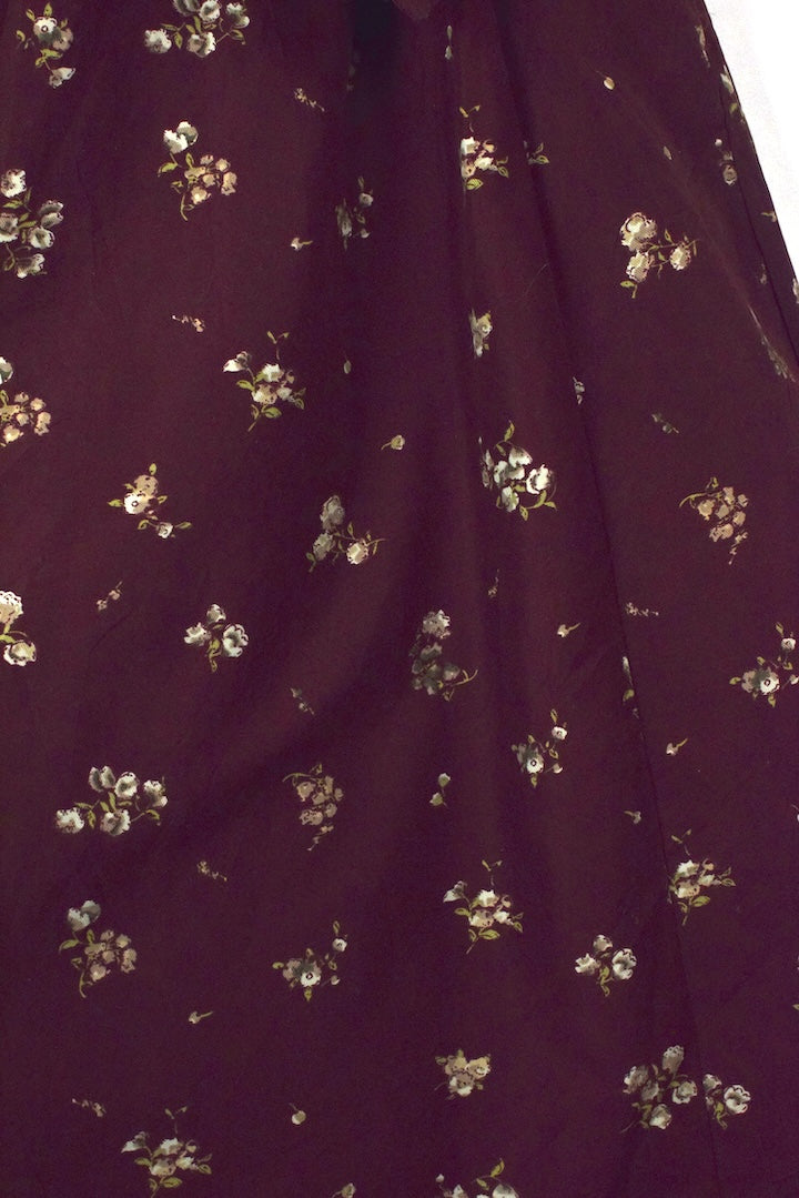 Reworked Floral Print Skirt