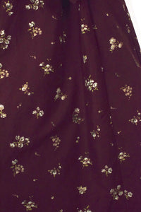 Reworked Floral Print Skirt