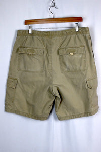 Beige Cargo Shorts