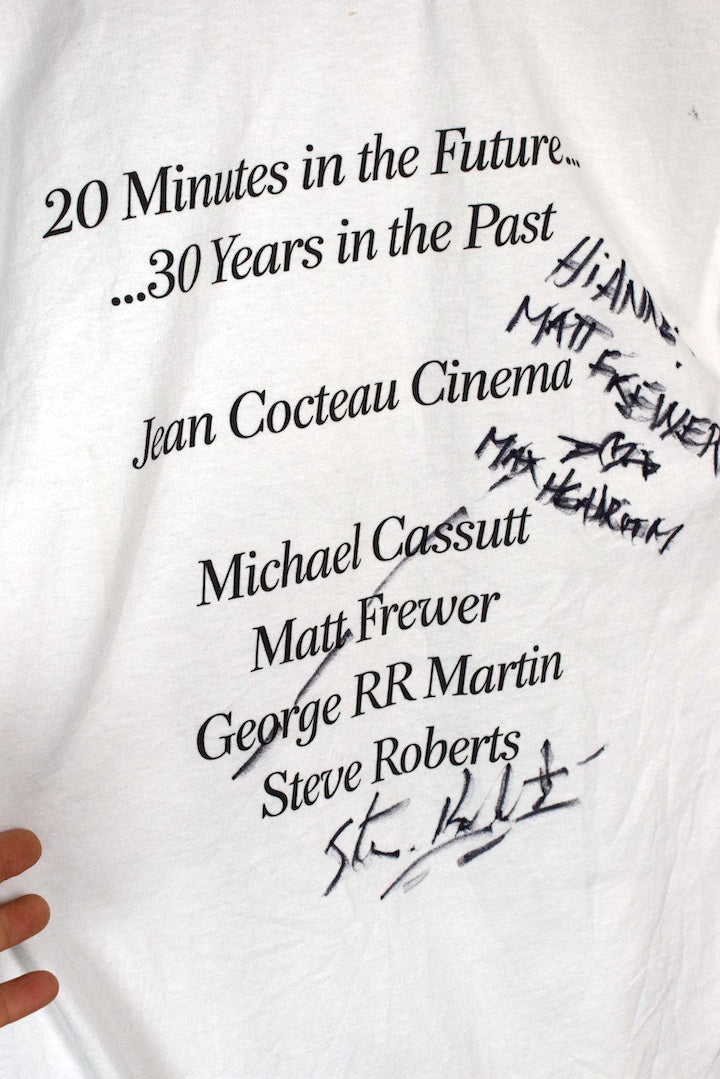 George RR Martin Signed Max Headroom T-shirt
