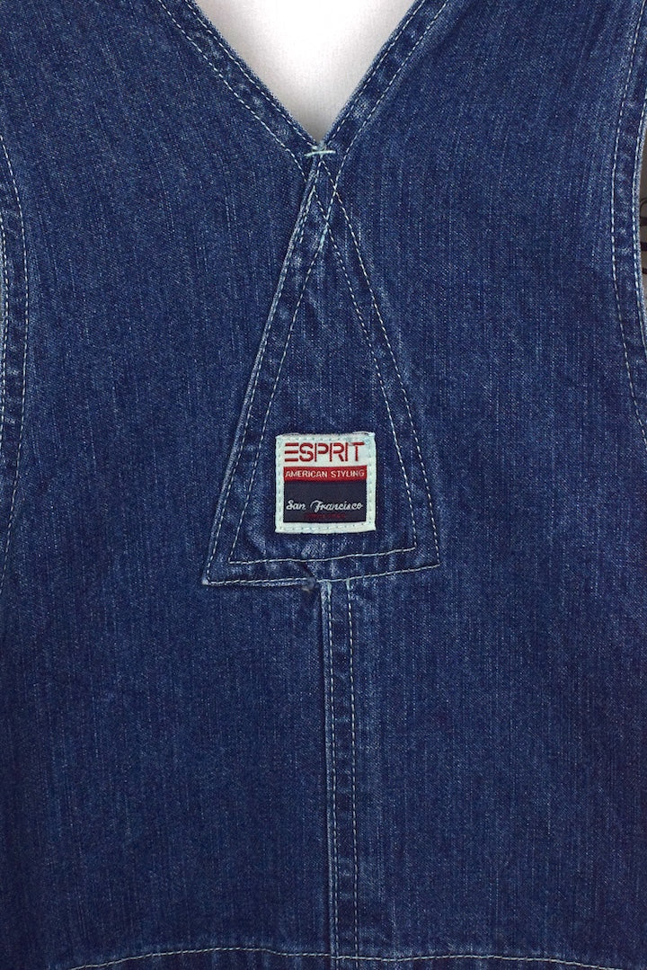 Esprit Brand Short Denim Overalls