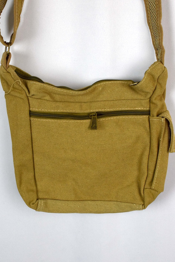 NEW Beige Canvas Satchel Bag