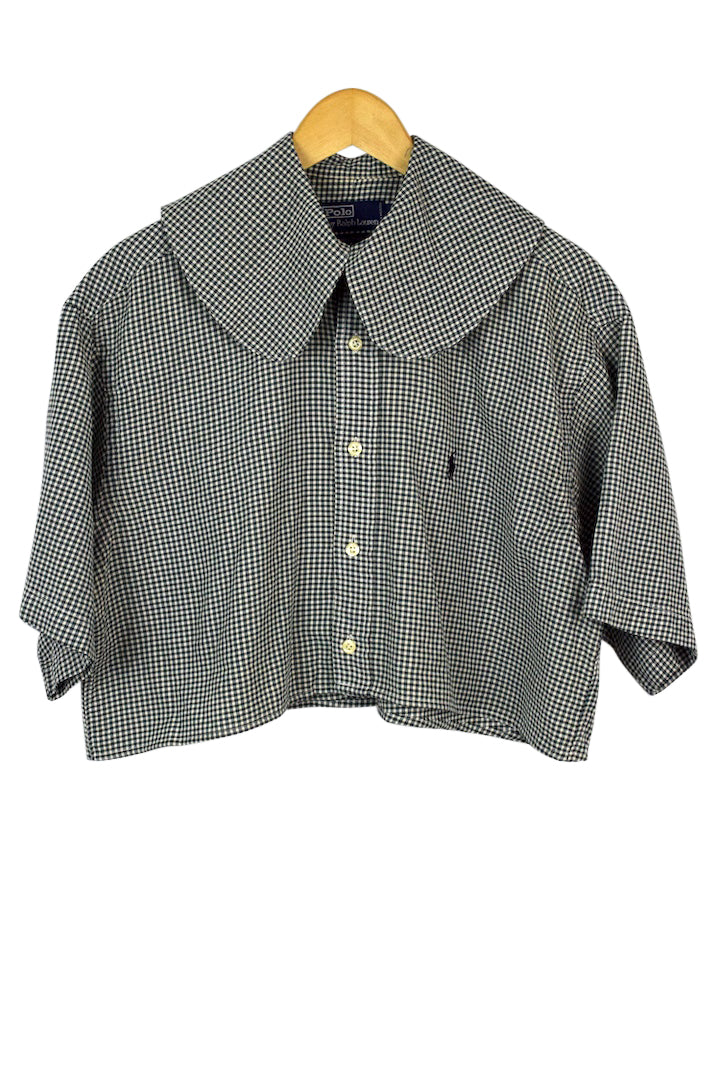 Reworked Ralph Lauren Brand Crop Top