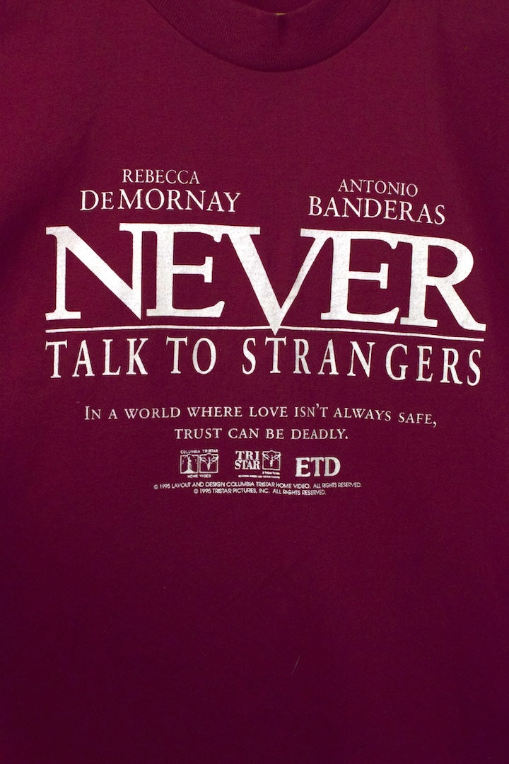 1995 Never Talk To Strangers Movie T-shirt