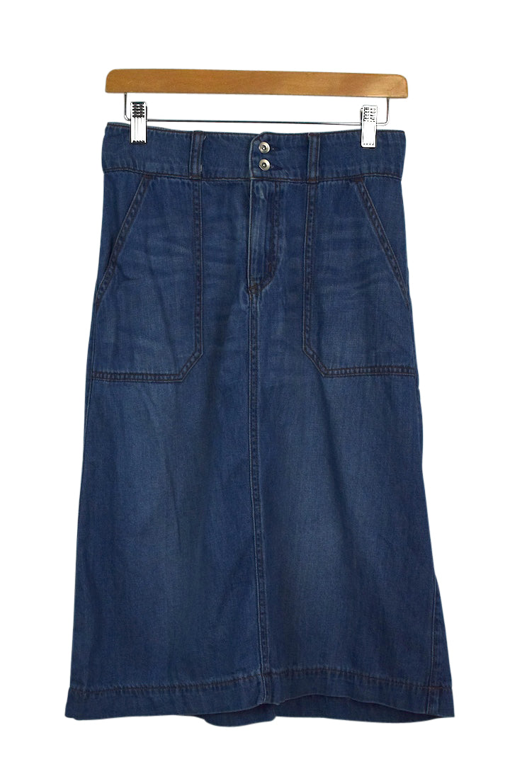 Reworked Denim Skirt
