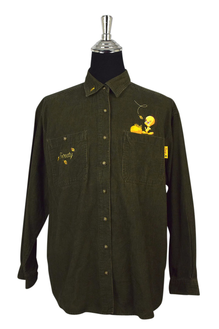 2001 Tweety Bird Corduroy Shirt
