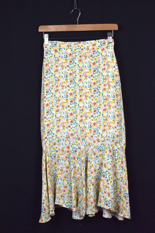 Floral Print Skirt