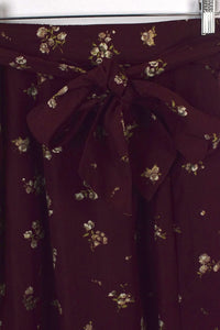 Reworked Floral Print Skirt