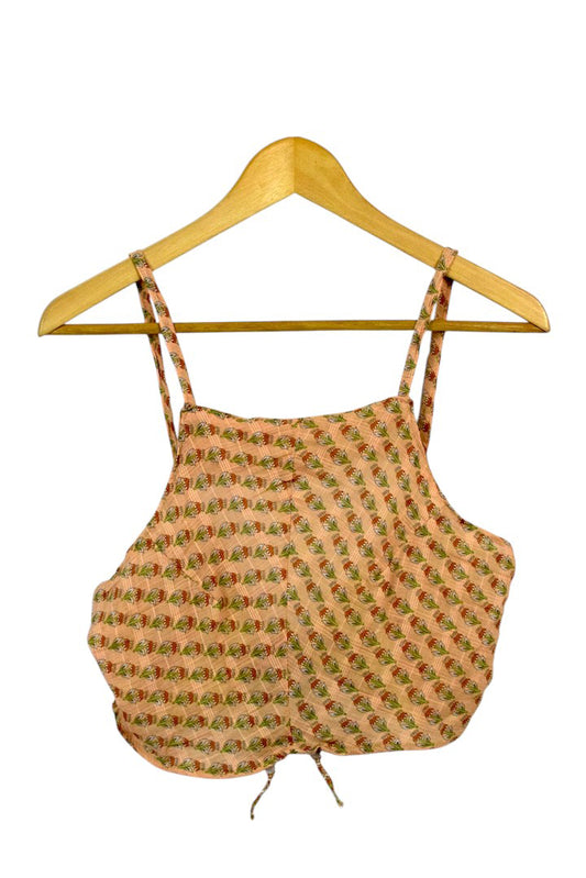Reworked Floral Print Top