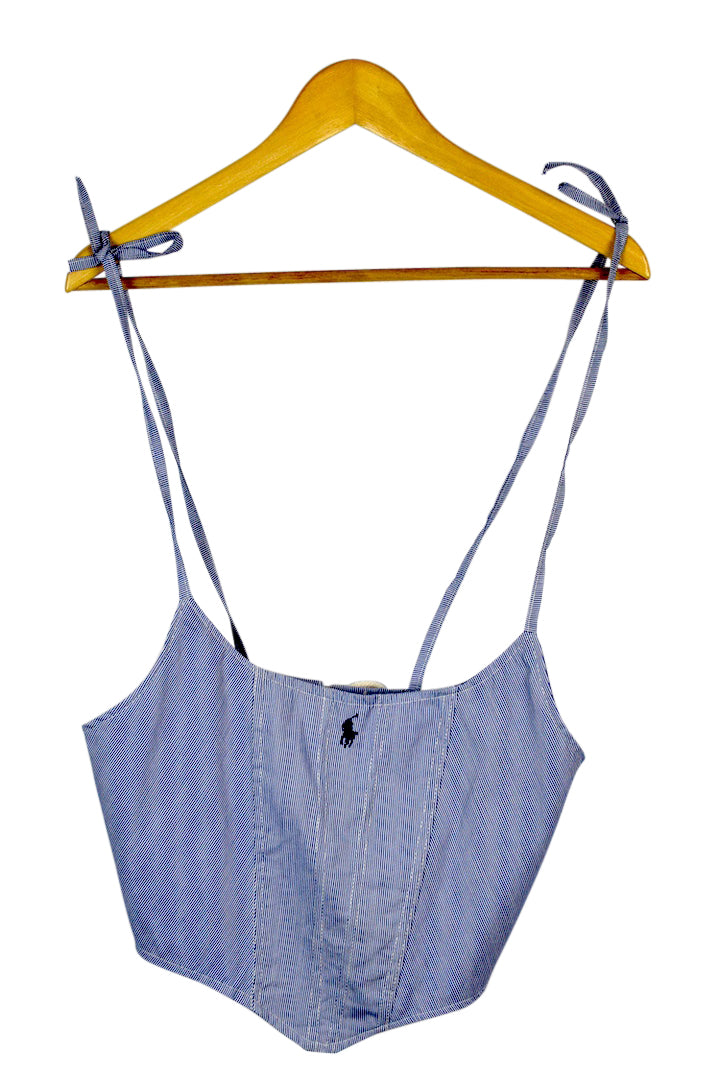 Reworked Ralph Lauren Brand Corset Style Top