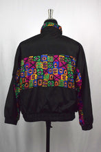 Load image into Gallery viewer, Colourful Abstract Print Spray Jacket

