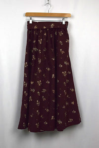 Reworked Floral Print Skirt