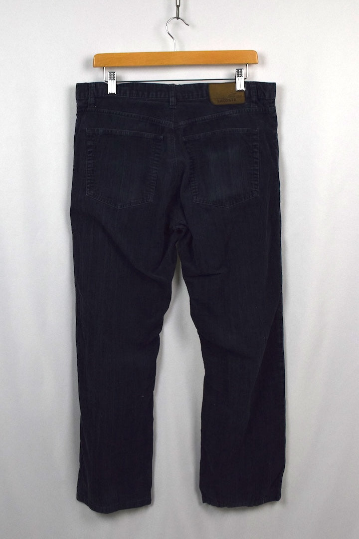 Lacoste Brand Corduroy Pants